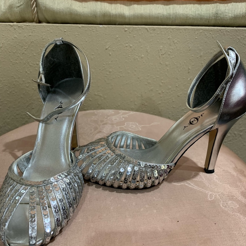 High heeled dress sandals